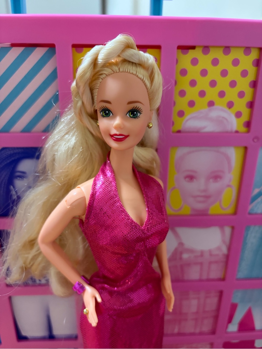Barbie Hot Pink Evening Gown Doll